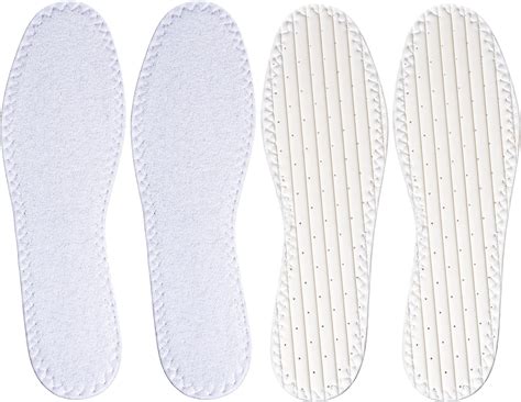 Terry Cloth Barefoot Insoles (2 pairs) .